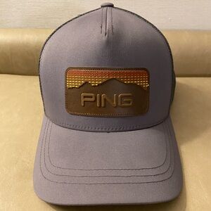 Ping Gray and Brown Trucker Hat